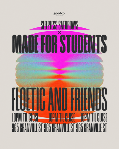 Sleepless Saturdays x Made For Students
