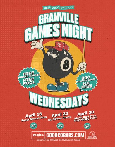 Games Night Wednesdays