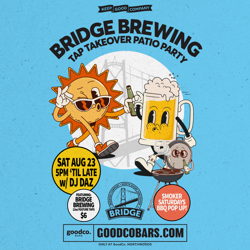 Bridge Brewing Tap Takeover Patio Party 