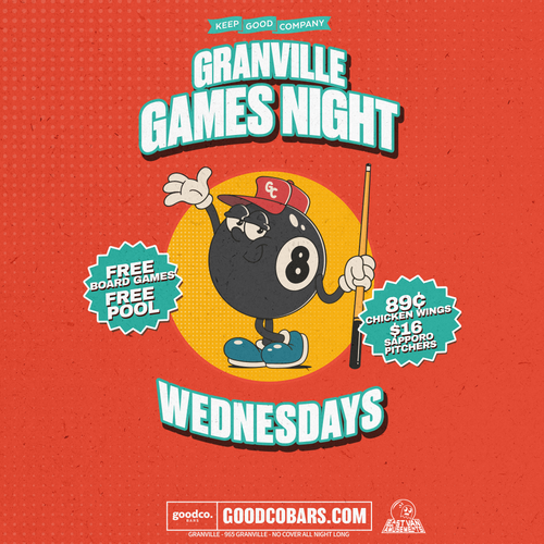 Games Night Wednesdays
