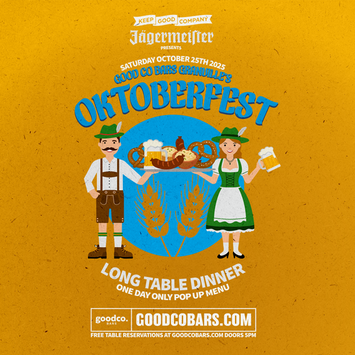 Jagermeister Presents Oktoberfest - One Day Only Pop Up Menu!