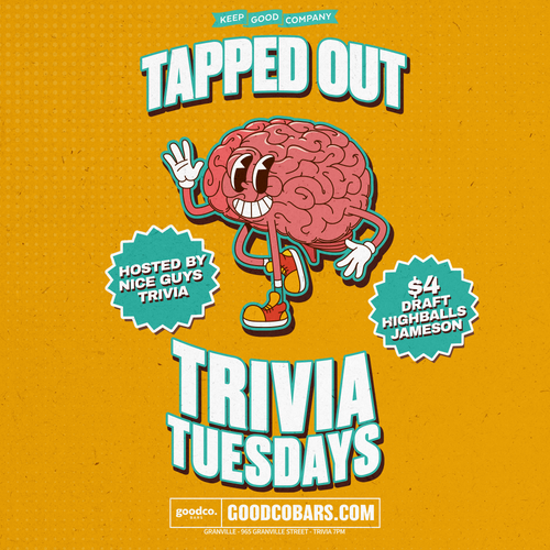 Tapped Out Tuesday Trivia with Nice Guys Trivia