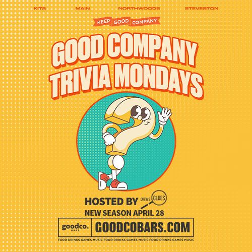 Trivia Mondays Hosted By Drew's Clues - New Season September 22nd