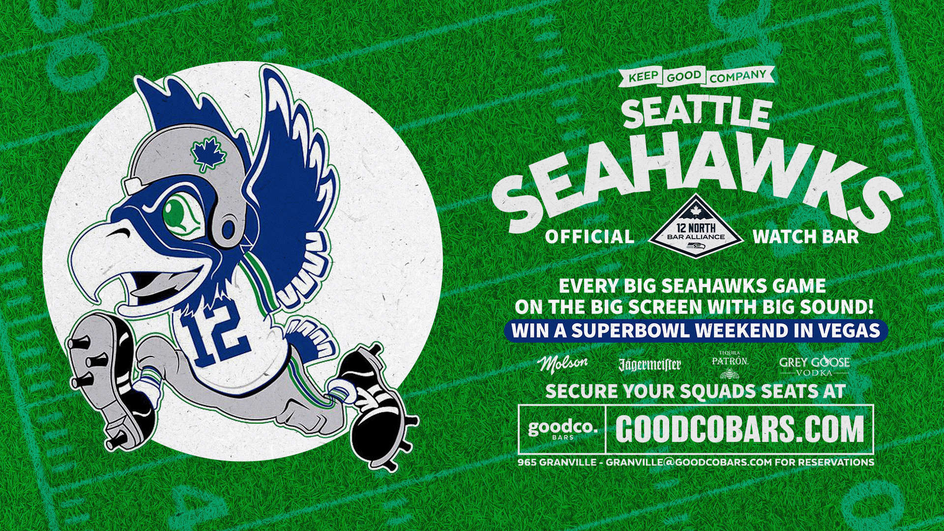 Seattle Seahawks 12 North Bar Alliance